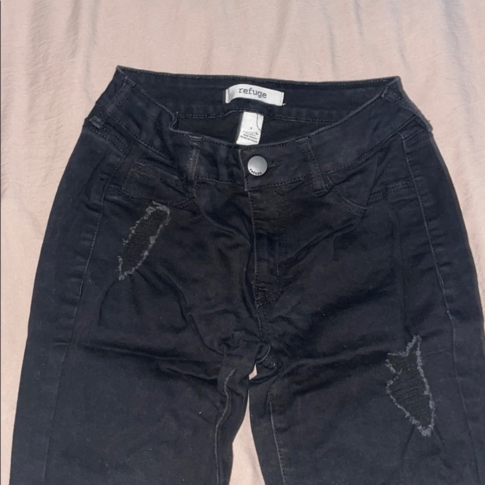 Black Ripped Skinny Jeans
